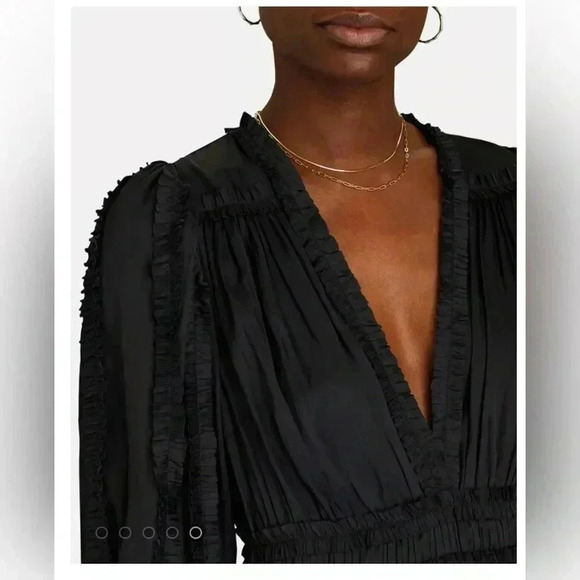 -Ulla Johnson Dress Amara Plissé Mini Dress- size 2- NWOT $595 - Picture 6 of 15